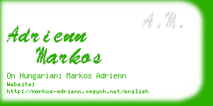 adrienn markos business card